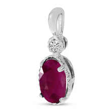 Load image into Gallery viewer, Ruby &amp; Diamond Necklace