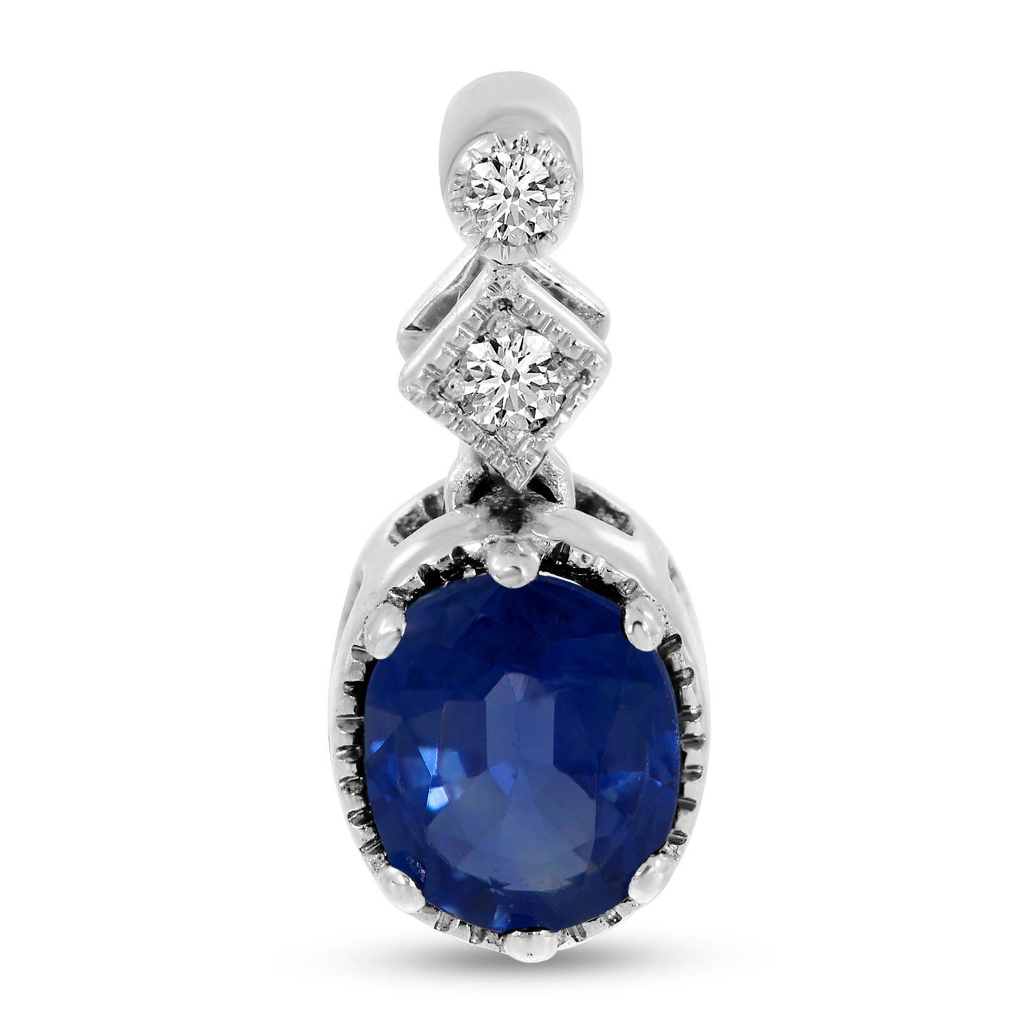 Sapphire & Diamond Necklace