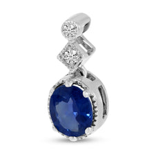 Load image into Gallery viewer, Sapphire &amp; Diamond Necklace