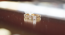 Load image into Gallery viewer, Fascinating 14K Yellow Gold Princess Cut Engagement Ring