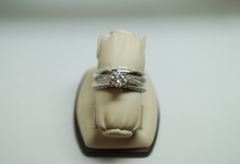 Load image into Gallery viewer, 14K White Gold Engagement Set