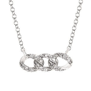 Three Link Sterling Necklace