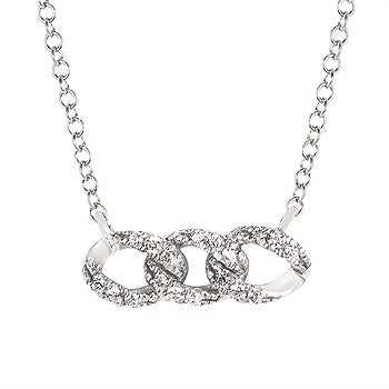 Three Link Sterling Necklace