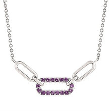 Load image into Gallery viewer, Gemstone Linked Necklace