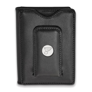 St. Louis Blues Black Leather Wallet