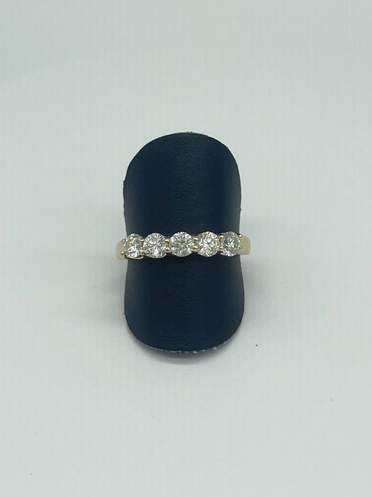5 Stone Diamond Band