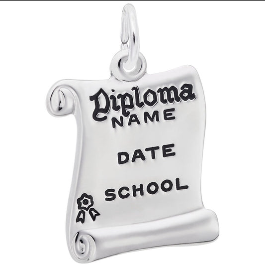 School Diploma Charm