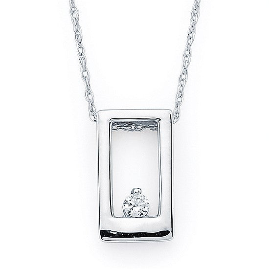 Rectangular Open Necklace