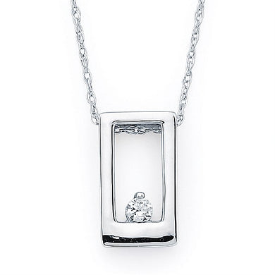 Rectangular Open Necklace