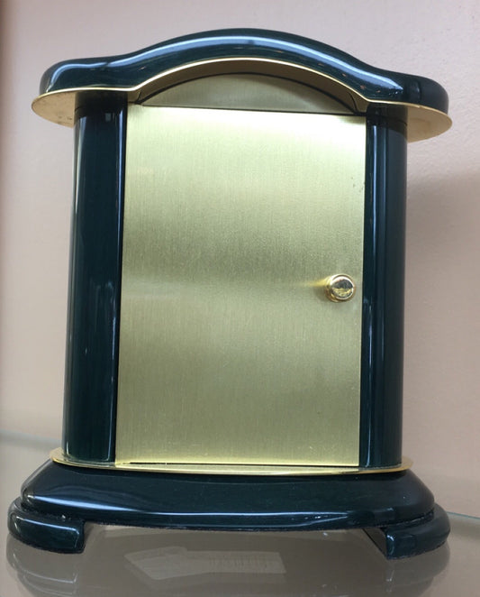 Small Wooden Bulova Desk Clock