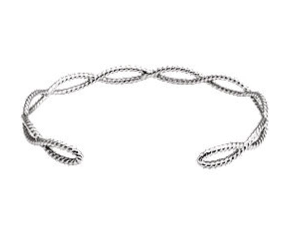 Sterling Silver Rope Bracelet