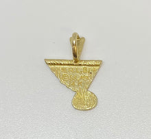 Load image into Gallery viewer, Vintage 14k Blue Note STL Blues Pendant