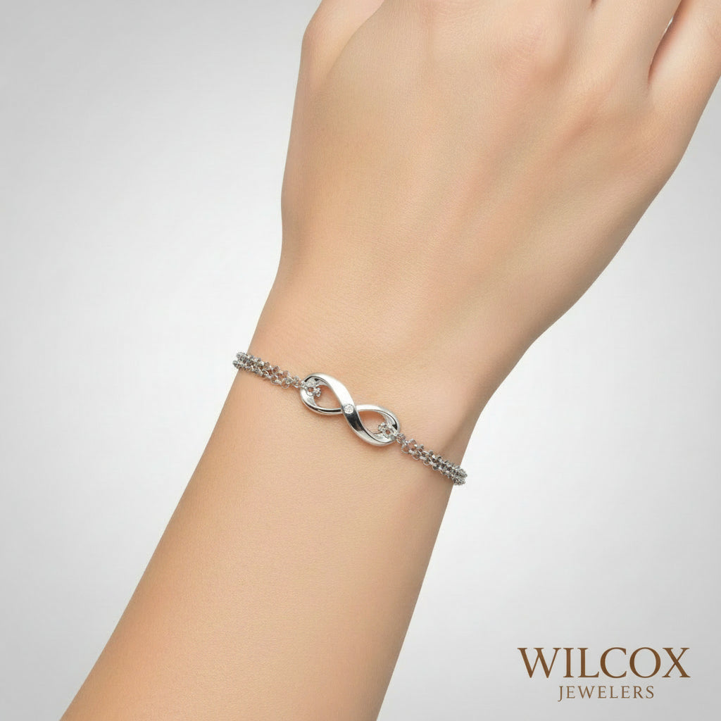 Infinity Diamond Bracelet