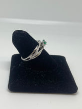 Load image into Gallery viewer, Emerald Eye Diamond Ring