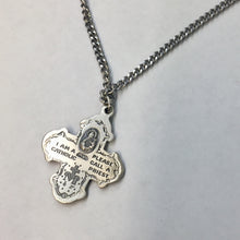 Load image into Gallery viewer, Sterling Silver Diamond Cut Four-Way Metal