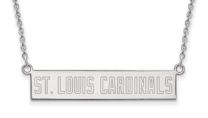 St. Louis Cardinals Bar Necklace