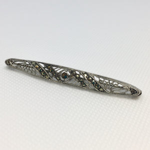 Vintage Silver Plate Brooch