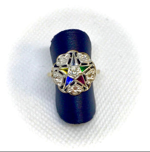 Lady’s Eastern Star Diamond Ring