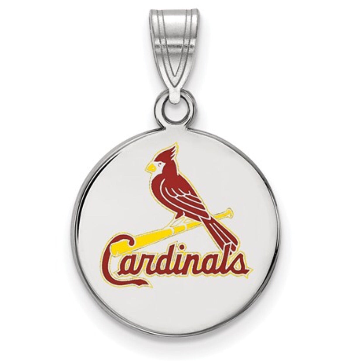 Cardinals Disc Pendant – Wilcox Jewelers