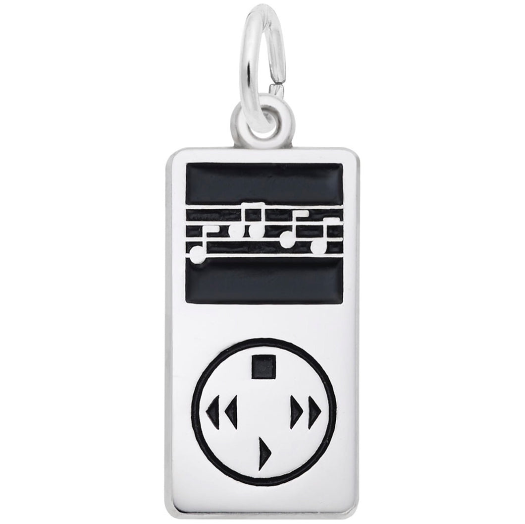 Sterling Silver MP3 Player Charm
