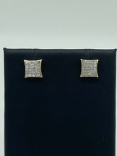 Load image into Gallery viewer, Diamond Pillow Earrings