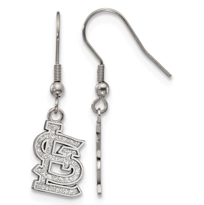 St. Louis Cardinals Stainless Steel Dangle Earrings