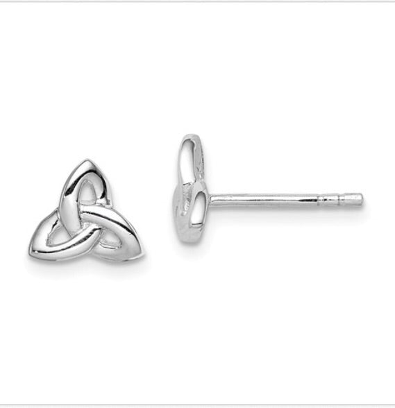 Sterling Trinity Post Earrings