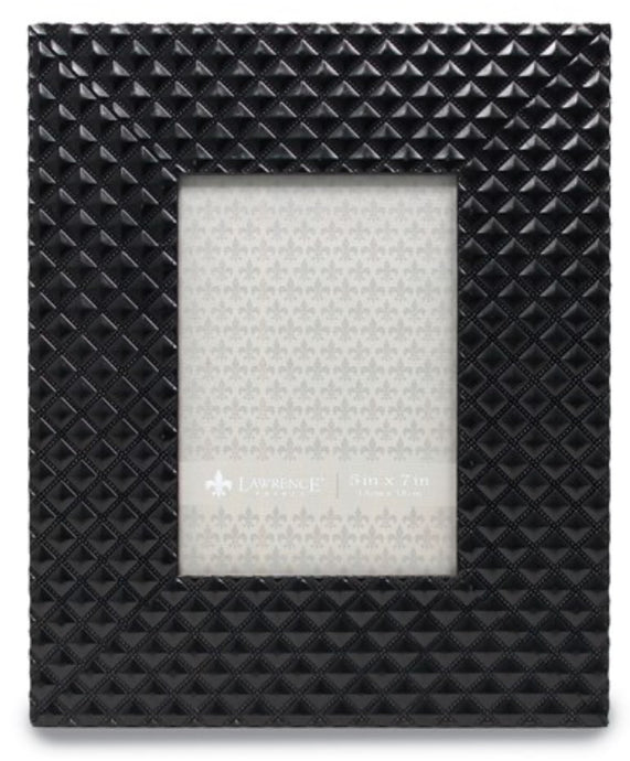 Black Diamond Patterned Picture Frame