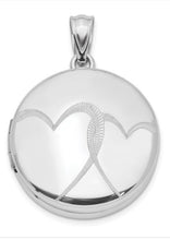 Load image into Gallery viewer, Double Heart Locket
