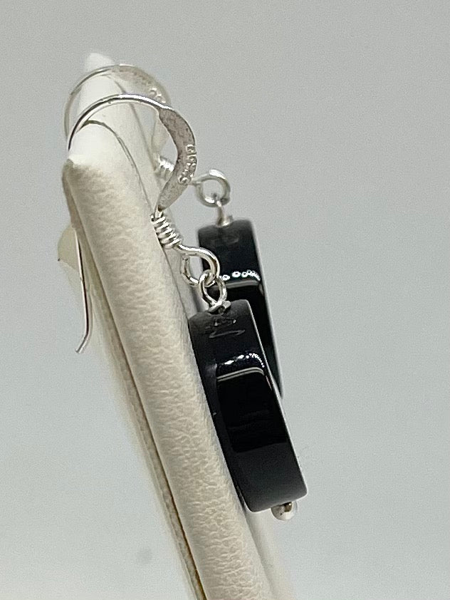 Black Agate Earrings