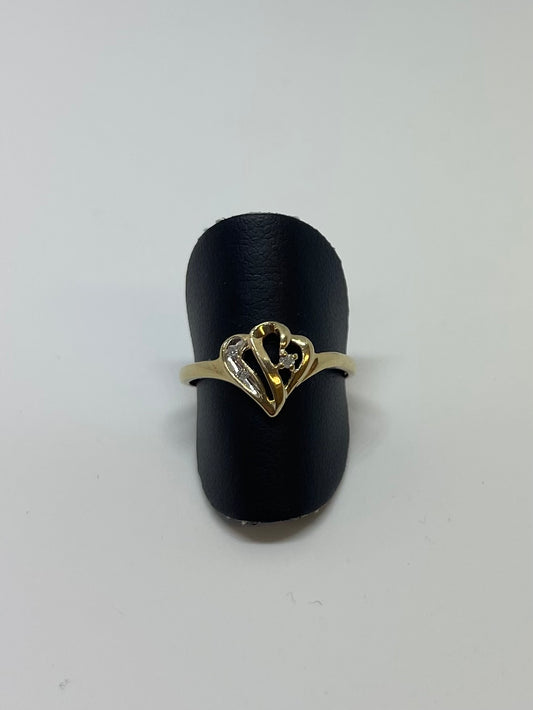 Heart & Diamond Ring
