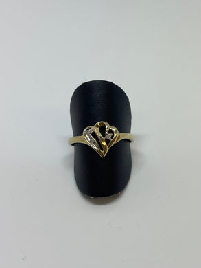 Heart & Diamond Ring