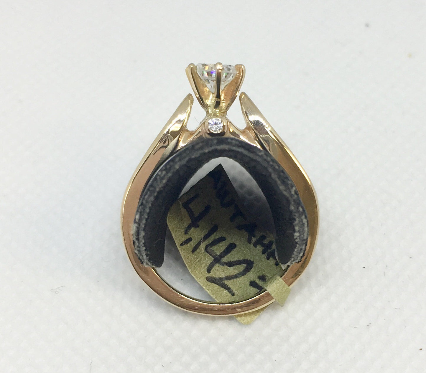 Diamond Cathedral Engagement Ring