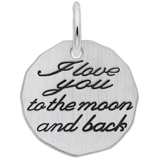‘I Love You to the Moon and Back’ Charm