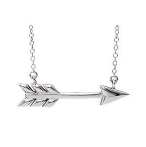 Sterling Silver Arrow Necklace