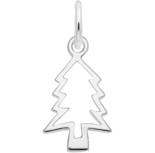 Christmas Tree Cut-out Charm