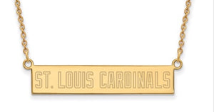 St. Louis Cardinals Bar Necklace