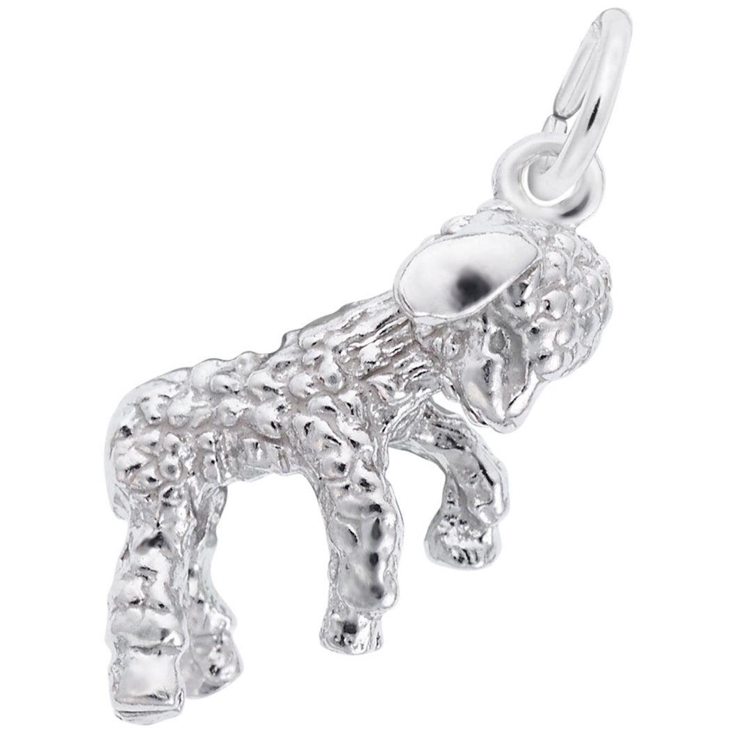 Sterling Silver 3D Lamb Charm