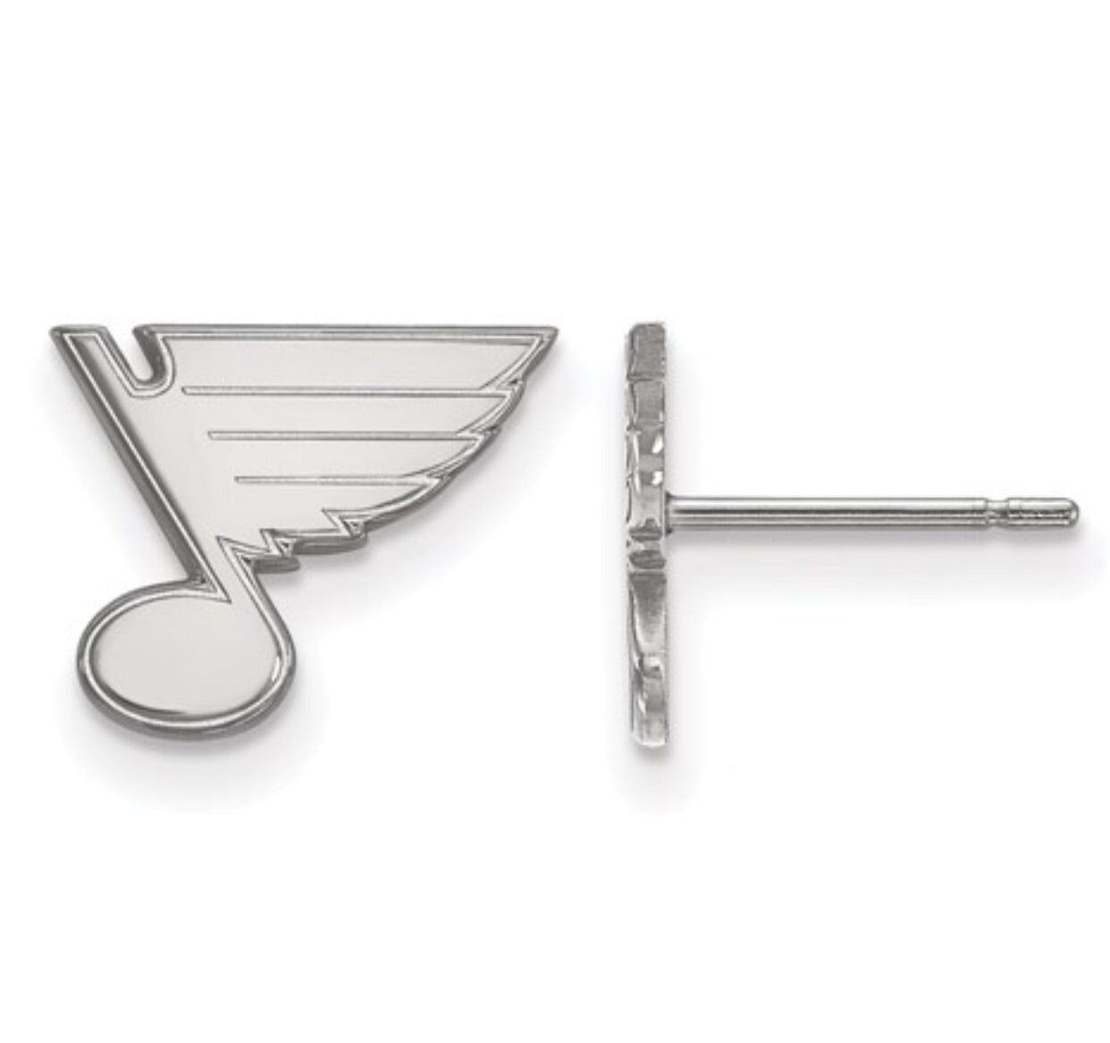 St. Louis Blues Emblem Post Earrings