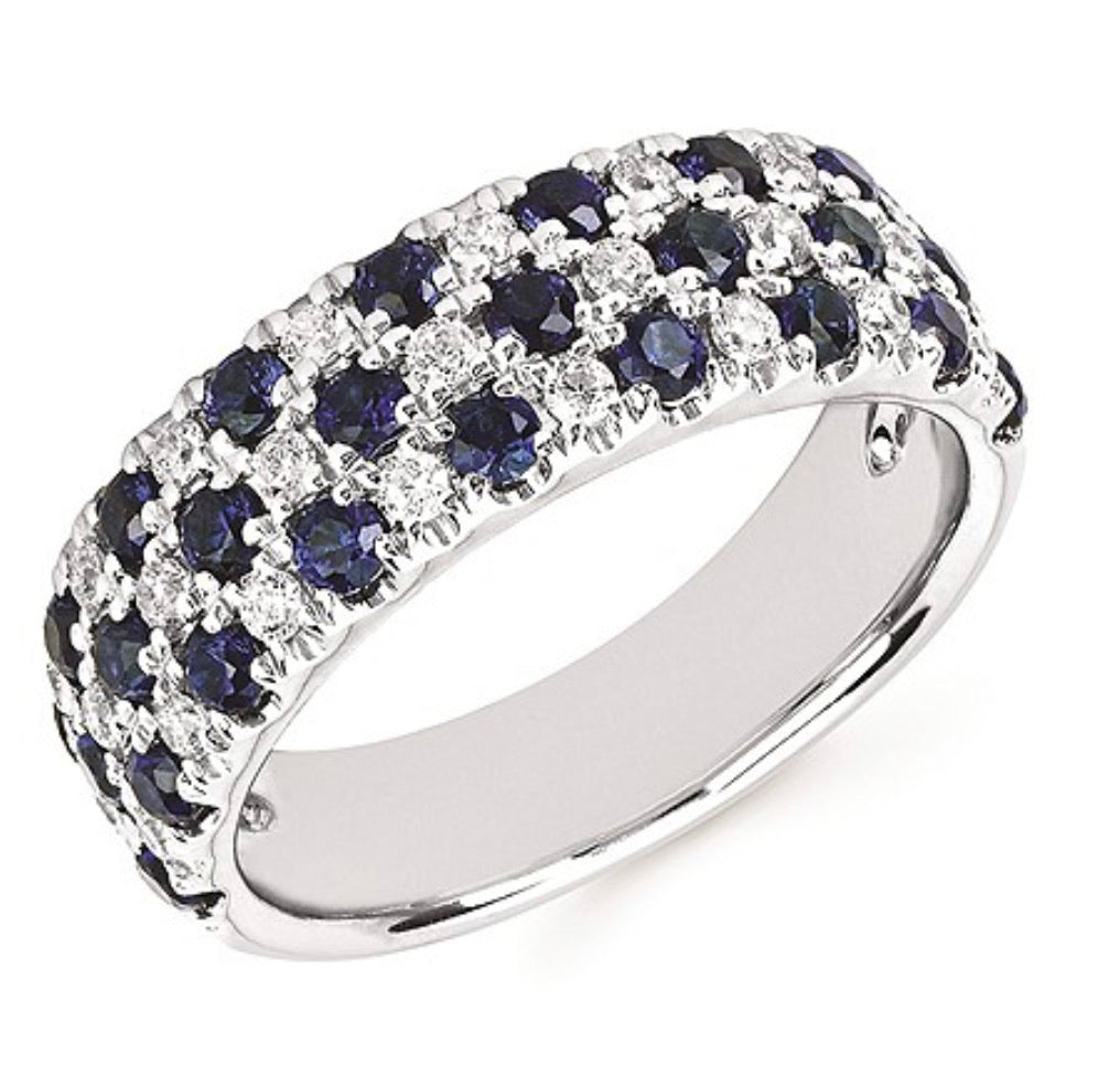 Sapphire and Diamond Ring