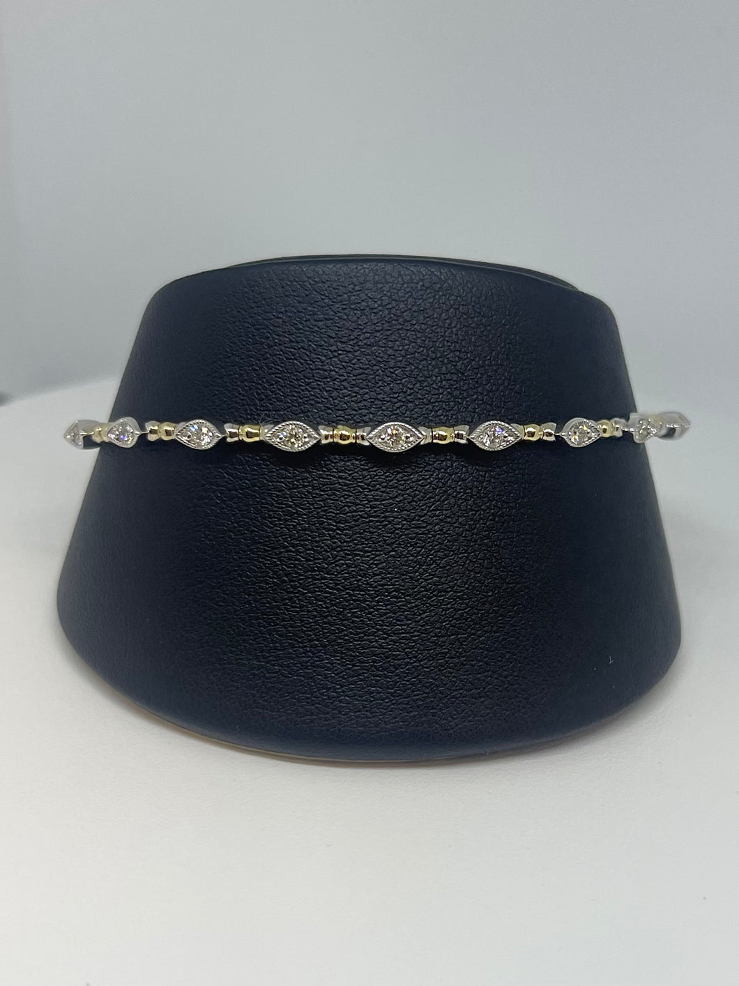 Beaded Diamond Bracelet