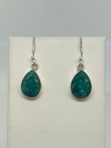 Emerald Pear Earrings