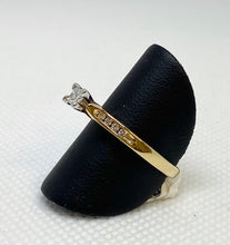 Load image into Gallery viewer, Fascinating 14K Yellow Gold Princess Cut Engagement Ring