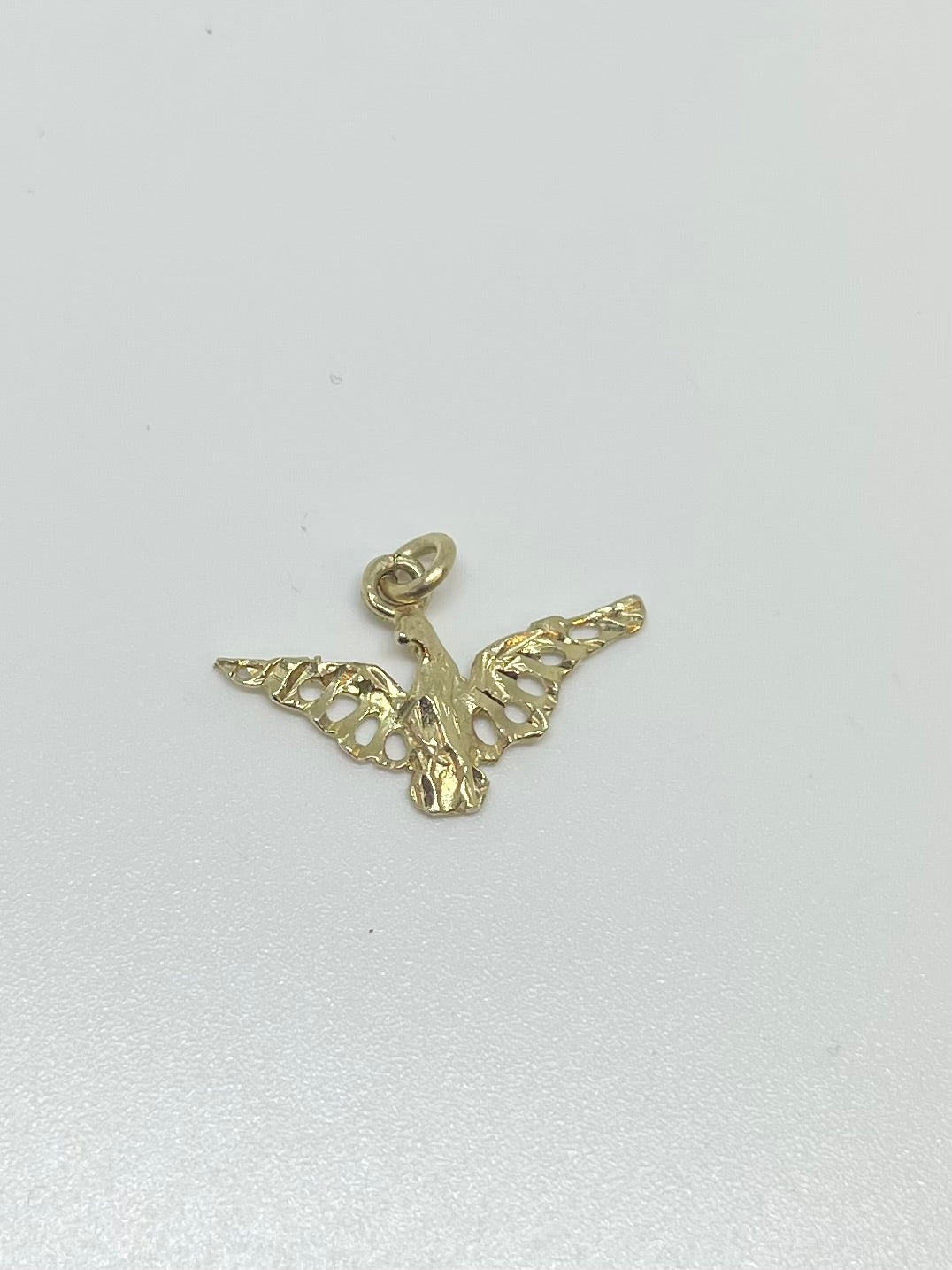 Open Winged Bird Charm