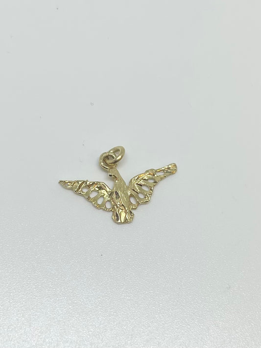Open Winged Bird Charm