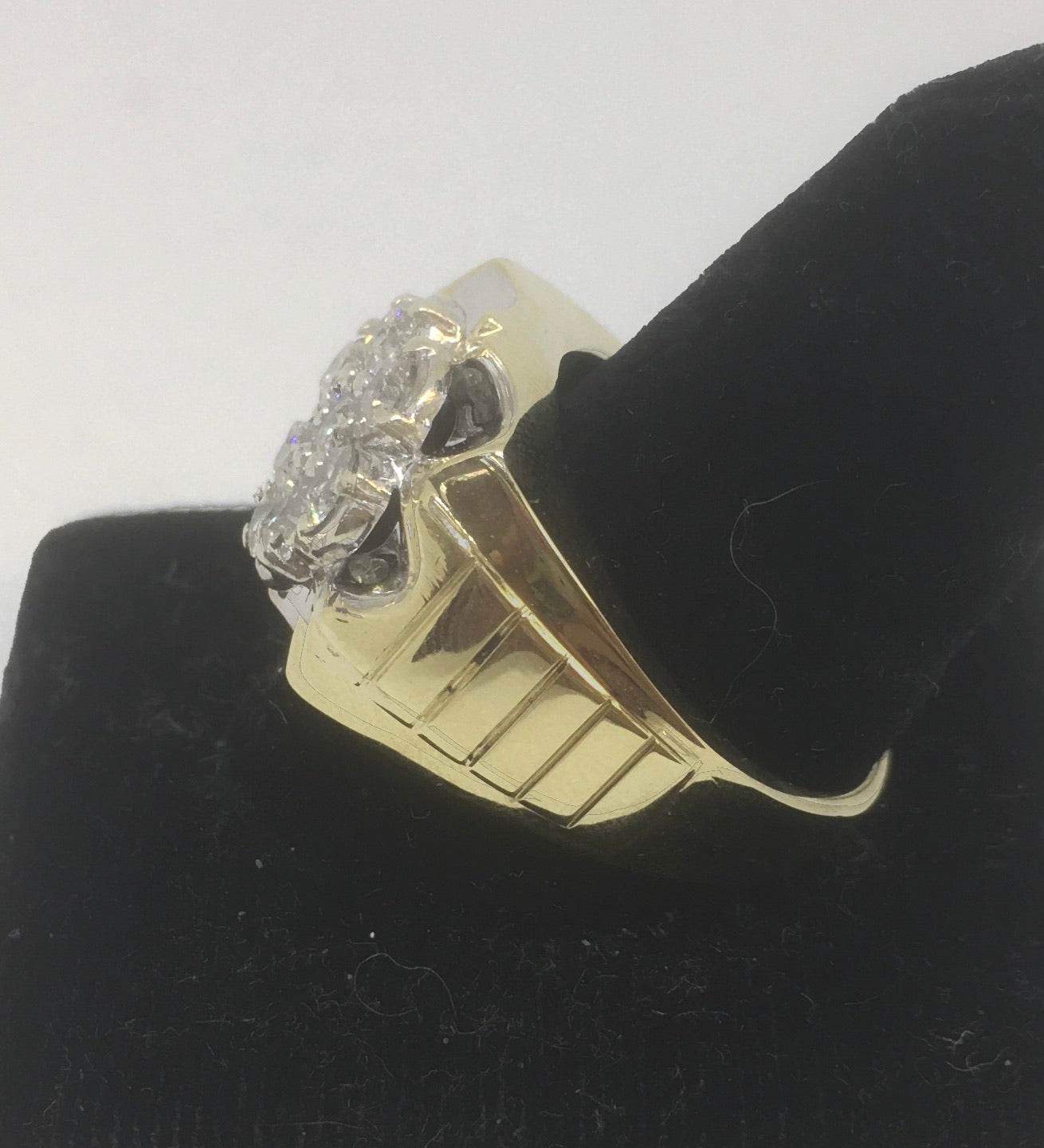 Man’s Cluster Diamond Ring