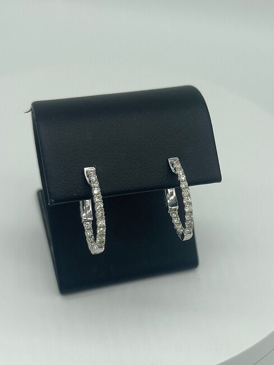 Diamond ‘Inside Out’ Hoops