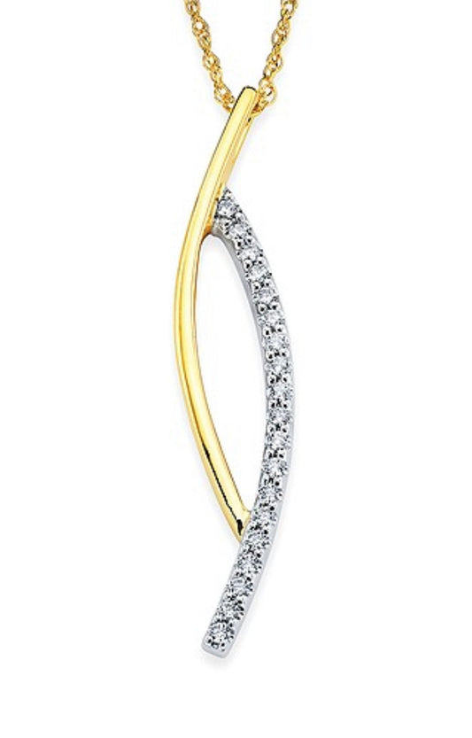 Bypass Diamond Necklace