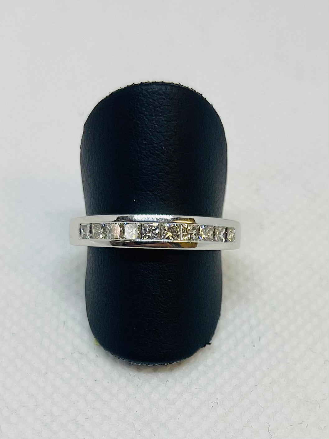 Princess Cut Diamond Band