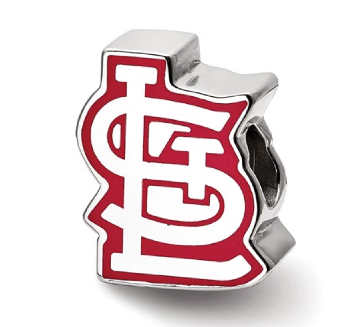 St. Louis Cardinals Enamel Reflection Bead